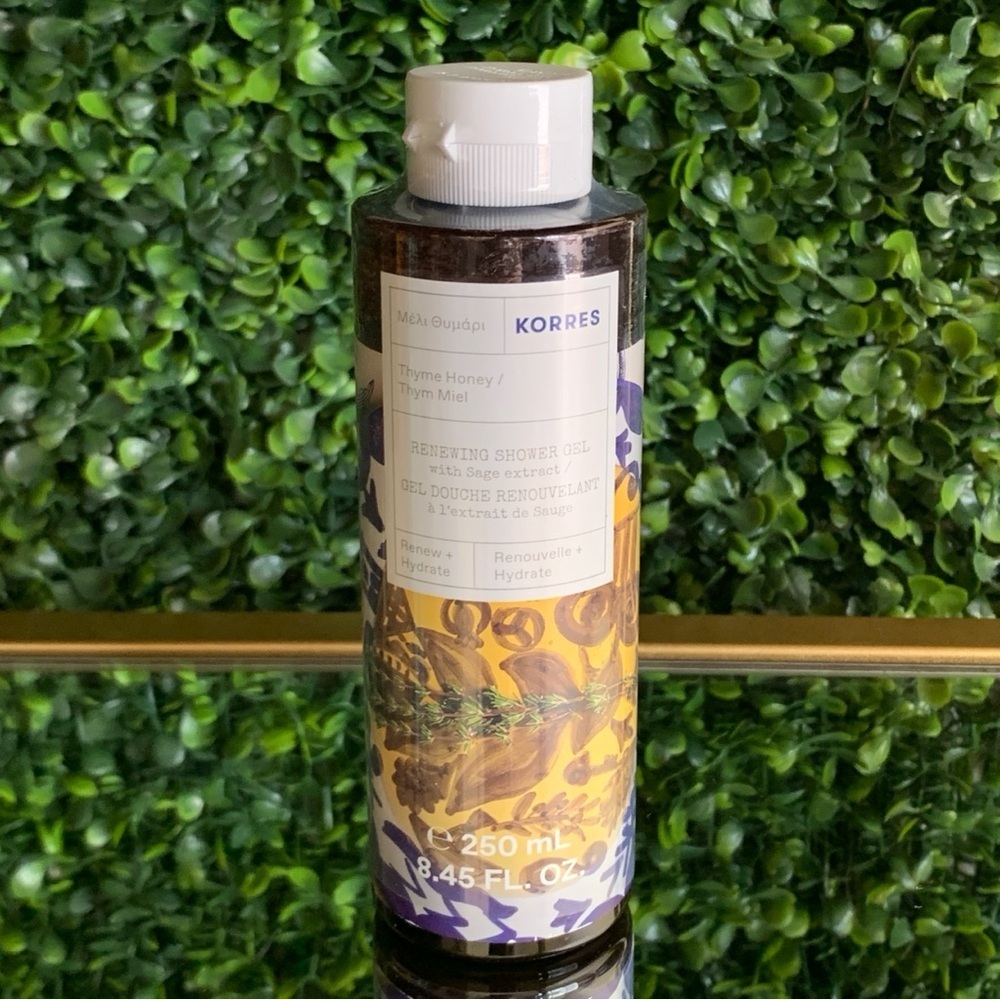 Korres THYME HONEY Renewing Body Cleanser | NEW | Shower Gel Body Wash